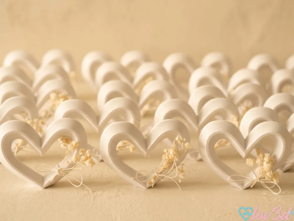 Coração Minimalista para Decoração e Lembrancinha